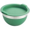 imageTramontina 10 Pc Covered Stainless Steel and Silicone Mixing Bowl Set Mint GreenMint Green