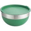 imageTramontina 10 Pc Covered Stainless Steel and Silicone Mixing Bowl Set Mint GreenMint Green