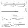 imageTramontina 12Pieces Barbecue Set 6 Knives 6 ForksRed
