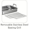imageTramontina 135Inch Stainless Steel Roasting Pan with Rack Turkey Roaster for Oven Dishwasher Safe Made in Brazil135Inch