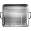 imageTramontina 135Inch Stainless Steel Roasting Pan with Rack Turkey Roaster for Oven Dishwasher Safe Made in Brazil165Inch