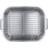 imageTramontina 135Inch Stainless Steel Roasting Pan with Rack Turkey Roaster for Oven Dishwasher Safe Made in Brazil1675Inch