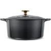 imageTramontina Bestow Enameled Cast Iron Braiser Pan with Lid 4quart BlueSmoke