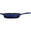 imageTramontina Bestow Enameled Cast Iron Skillet with Lid 10inch Frying Pan RedBlue