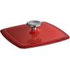 imageTramontina Bestow Enameled Cast Iron Skillet with Lid 10inch Frying Pan RedRed
