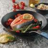 imageTramontina Carbon Steel 85Inch Small Frying Pan with Silicone Grip Naturally Non Stick Skillet Oven Safe85 Inch