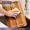 imageTramontina FSC Certified Brazilian Tigerwood Cutting and Serving Board Set  3 Pack 15 x 11in 12 x 8in 9 x 6in 81000050DS1 Pack