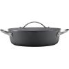 imageTramontina Fiora 425Quart Multipurpose Ceramic Non Stick Cooking Pan with Lid BlueGray