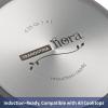 imageTramontina Fiora 425Quart Multipurpose Ceramic Non Stick Cooking Pan with Lid BlueGray