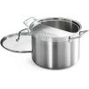 imageTramontina Lock ampamp Drain Stainless Steel 8Quart Pasta Pot with Lid and Strainer