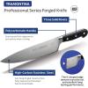 imageTramontina Pro Series Forged 4Inch Paring Knife Stainfree HighCarbon Steel Small Kitchen Knives for Cooking5Inch Santoku Knife