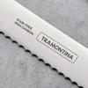 imageTramontina Pro Series Forged 4Inch Paring Knife Stainfree HighCarbon Steel Small Kitchen Knives for Cooking8Inch Bread Knife
