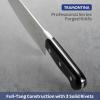 imageTramontina Pro Series Forged 4Inch Paring Knife Stainfree HighCarbon Steel Small Kitchen Knives for Cooking8Inch Carving Knife