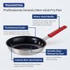 imageTramontina Professional 10Inch Ceramic Non Stick Frying Pan HeavyGauge Aluminum Skillet with Nonstick Coating Dishwasher and Oven Safe BlackCeramic
