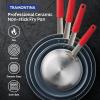 imageTramontina Professional 12Inch Ceramic Non Stick Large Frying Pan HeavyGauge Aluminum Skillet with Nonstick Coating Dishwasher and Oven Safe GrayCeramic