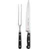 imageTramontina Professional 2Piece Carving Set 8inch High Carbon Steel Blade Slicing Knife with Carving Fork Polywood Handles Dishwasher Safe2Piece Carving Set