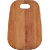 imageTramontina Provence 1325in x 9in Burger Serving Board African Mahogany Cutting Board Natural Oil Finish