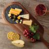 imageTramontina Provence 2Piece Cheese Serving Board with Marble Insert African Mahogany Cutting Board Natural Oil Finish