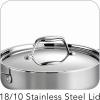 imageTramontina Signature TriPly Clad Stainless Steel 12Inch Large Frying Pan InductionReady Skillet DishwasherSafe NSFCertified Made in BrazilBRAISER
