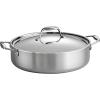 imageTramontina Signature TriPly Clad Stainless Steel 12Inch Large Frying Pan InductionReady Skillet DishwasherSafe NSFCertified Made in BrazilBRAISER