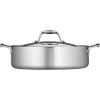 imageTramontina Signature TriPly Clad Stainless Steel 12Inch Large Frying Pan InductionReady Skillet DishwasherSafe NSFCertified Made in BrazilBRAISER
