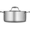 imageTramontina Signature TriPly Clad Stainless Steel 12Inch Large Frying Pan InductionReady Skillet DishwasherSafe NSFCertified Made in BrazilDUTCH OVEN