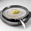 imageTramontina Utsava 105Inch TriPly Clad Stainless Steel CeramicCoated Concave Chapati Tawa Non Stick Tava Pan for Roti Crepe Pan Comales para Tortillas Nonstick Pancake GriddleStainless Steel