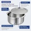 imageTramontina Utsava 34Quart TriPly Clad Stainless Steel Tope with Lid Patila Pot for Indian CookingStainless Steel