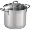 imageTramontina 12Quart Stainless Steel Stock Pot with Lid Pasta Pot for Soups and Stews Oven ampamp Dishwasher Safe12 Quarts