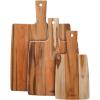 imageTramontina 3 Pc Teak Wood quotCut ampamp Tastequot Kitchen Board Set with Handles 81000019DS