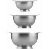 imageTramontina 3Pack Stainless Steel Colander Set for Kitchen 125 Qt 25 Qt ampamp 45 Qt Food Strainers for Salads Fruits and more3Pack