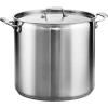 imageTramontina 80120000DS Tramontina Gourmet Stainless Steel Covered Stock Pot 12Quart24 Qt