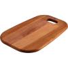 imageTramontina Provence 1325in x 9in Burger Serving Board African Mahogany Cutting Board Natural Oil Finish
