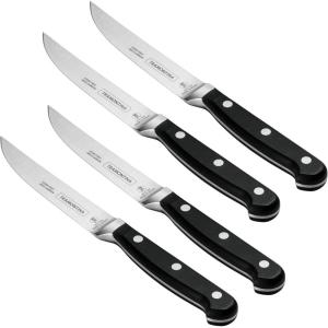 imageTramontina Pro Series 4 Piece Forged 5 Inch Fine Steak Knife SetFine Edge