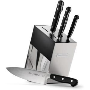 imageTramontina Pro Series Forged 3Piece Precision Kitchen Knife Set7Piece Block Set