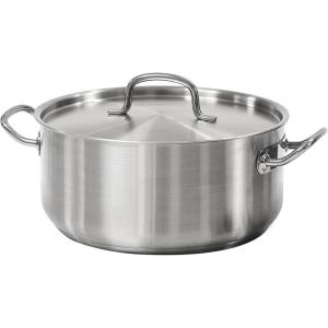 imageTramontina ProLine Stainless Steel 24Quart Stock Pot with Lid Extra Large Soup Pot for Professional Kitchens NSFCertified9 Quarts