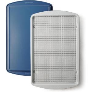 imageTramontina Rise 8Piece Ceramic Baking Pans Set Non stick Essential Bakeware for Cookies Loafs Cakes Brownies and Muffins3Piece