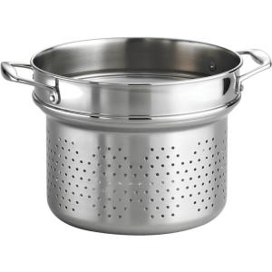 imageTramontina Signature TriPly Clad Stainless Steel 12Inch Large Frying Pan InductionReady Skillet DishwasherSafe NSFCertified Made in BrazilPASTA INSERT