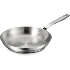 imageTramontina Tempo TriPly Base Stainless Steel 14Piece Cookware Set with Glass Lids Pots and Pans Kitchen Set InductionReady OvenSafe DishwasherSafeFry Pan