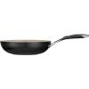 imageTramontina Gourmet Ceramica Deluxe Aluminum Deep Skillet with Lid Non Stick Frying Pan with Ceramic Interior 11inch Metallic Black Made in ItalyStir Fry