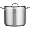 imageTramontina Gourmet Stainless Steel 20Quart Large Stock Pot with Lid12 Quarts