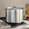 imageTramontina Gourmet Stainless Steel 8Quart Stock Pot with Lid