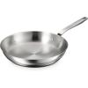 imageTramontina Tempo TriPly Base Stainless Steel 10Piece Cookware Set with Glass Lids Pots and Pans Kitchen Set InductionReady OvenSafe DishwasherSafeFry Pan