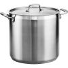 imageTramontina Gourmet Stainless Steel 20Quart Large Stock Pot with Lid20 Quarts