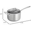 imageTramontina Boston TriPly Clad Stainless Steel 8Inch Small Frying Pan InductionReady Skillet DishwasherSafe NSFCertified Made in BrazilSauce pan
