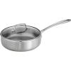 imageTramontina Boston TriPly Clad Stainless Steel 8Inch Small Frying Pan InductionReady Skillet DishwasherSafe NSFCertified Made in BrazilSaute Pan