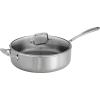 imageTramontina Boston TriPly Clad Stainless Steel 8Inch Small Frying Pan InductionReady Skillet DishwasherSafe NSFCertified Made in BrazilSaute Pan