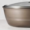 imageTramontina Sicilia 45Quart Non Stick Chef Pan with Glass Lid Aluminum Nonstick Saute Cooking Pan HazelnutHazelnut