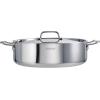 imageTramontina Utsava TriPly Clad Stainless Steel 325Quart Casserole with Lid and Ceramic Non Stick Interior InductionReady Small Dutch Oven PotSilver