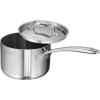 imageTramontina Utsava TriPly Clad Stainless Steel 22Quart Sauce Pan with Lid and Ceramic Non Stick Interior InductionReady Small Saucepan